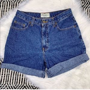 Vintage Eddie Bauer High Waist Mom Jean Shorts 6